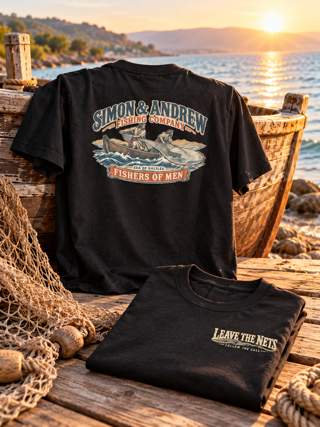 Simon & Andrew Fishers of Men Christian T-Shirt